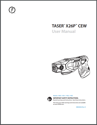 Taser X26P User Manual